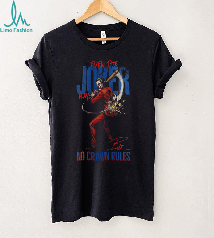 Toronto Blue Jays Joker Baseball Jersey, Blue Jays Joker No Crown Rules Fan Gear T Shirt