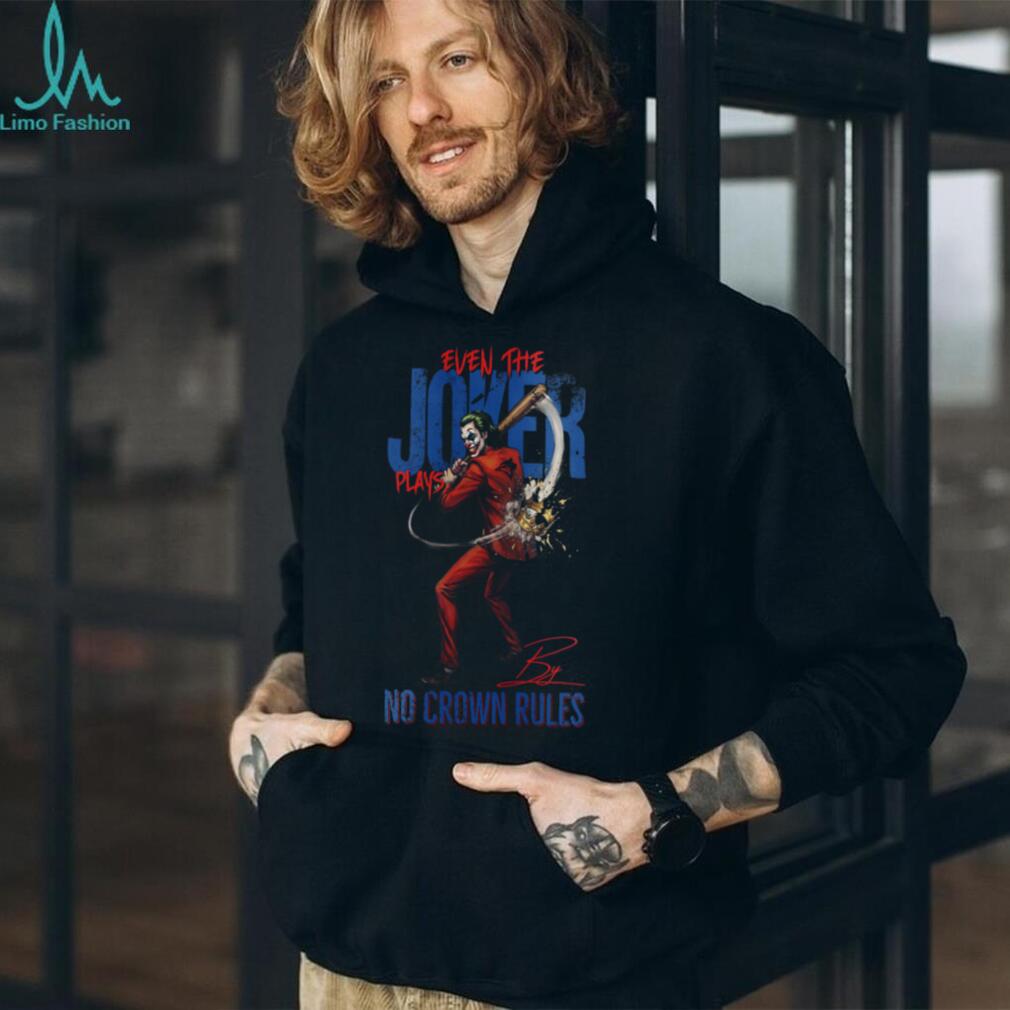 Toronto Blue Jays Joker Baseball Jersey, Blue Jays Joker No Crown Rules Fan Gear T Shirt