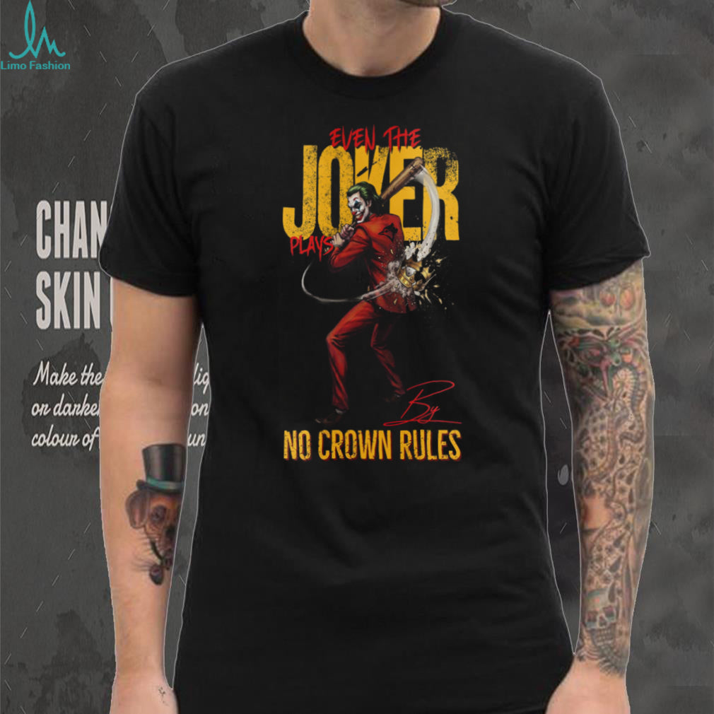 Toronto Blue Jays Joker Baseball Jersey (Yellow Variant), Joker No Crown Rules T Shirt