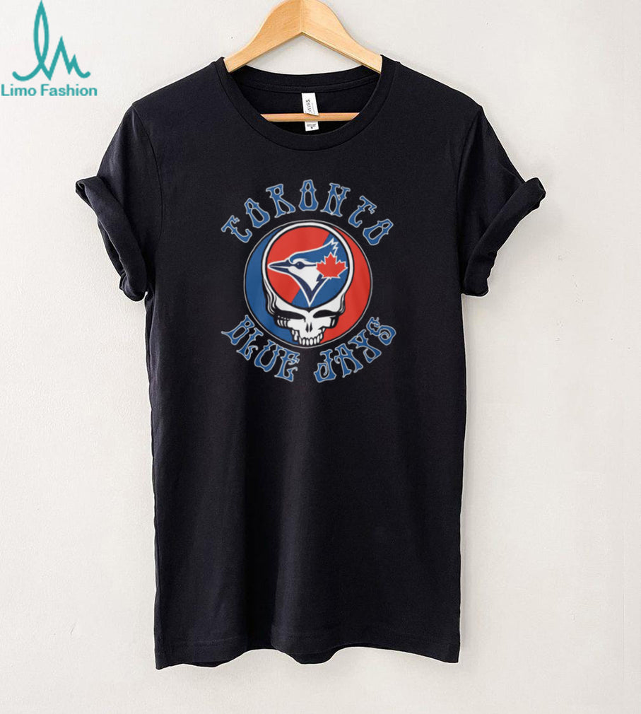 Toronto Blue Jays MLB Grateful Dead Steal Your Face Skull Logo T Shirt