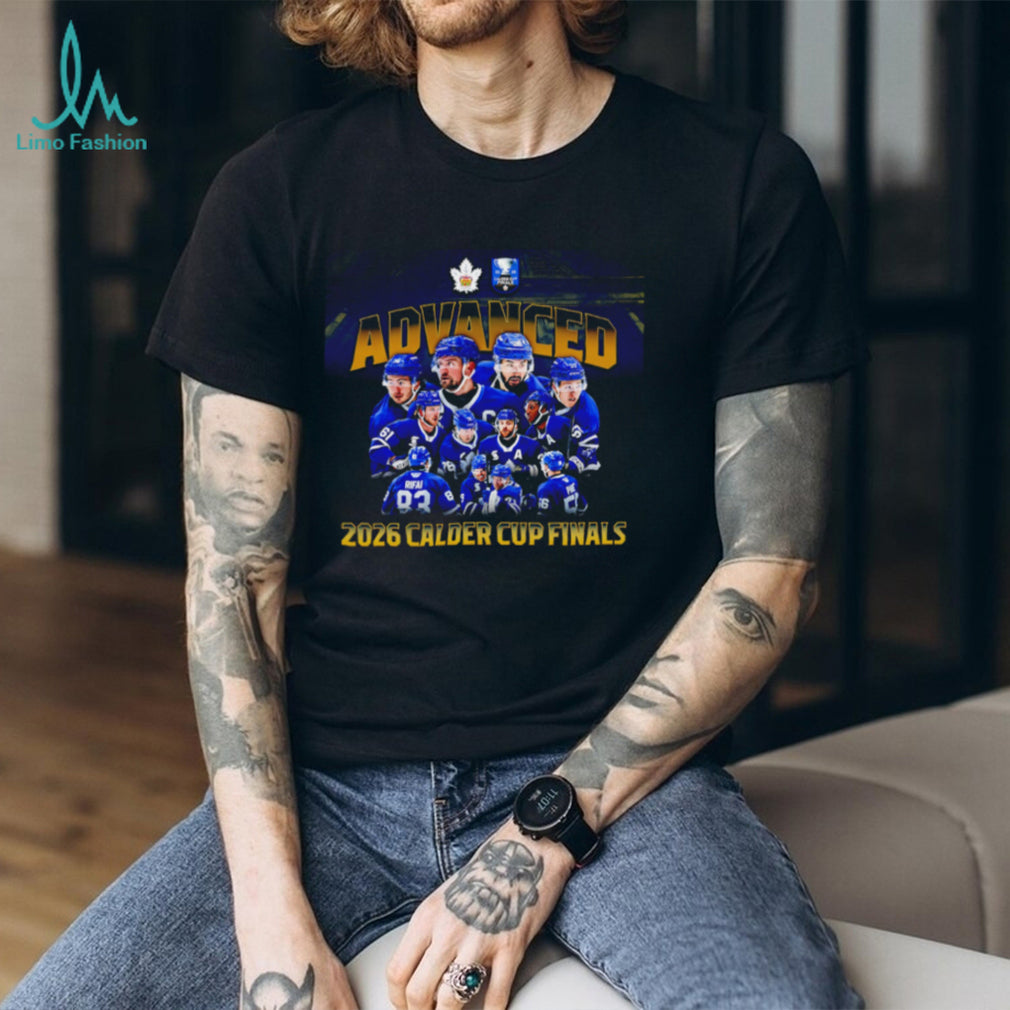 Toronto Marlies advanced 2026 Calder Cup Finals team collage shirt