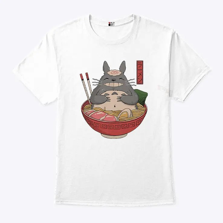 Totoro in the Ramen Bowl T Shirt