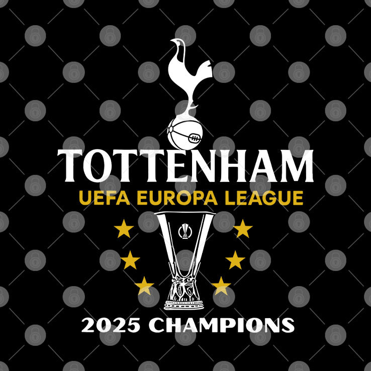 Tottenham UEFA Europa League Champions 2025 T Shirt