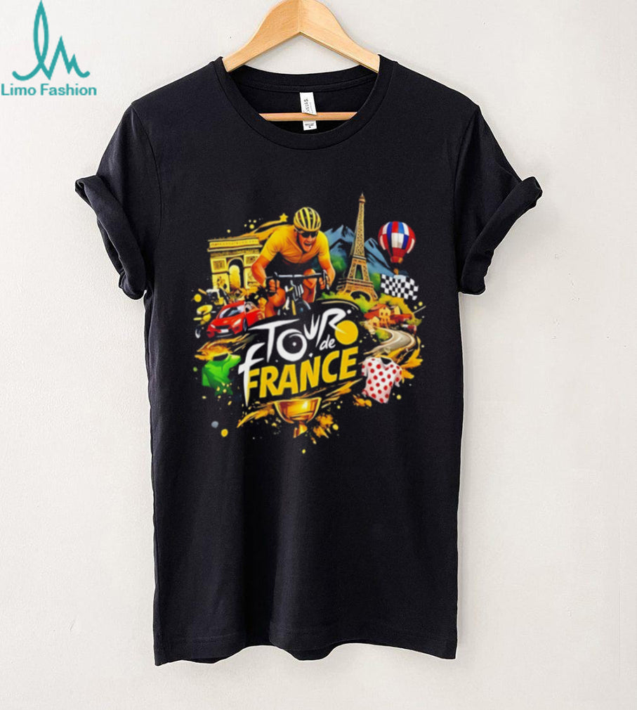Tour de France illustration shirt