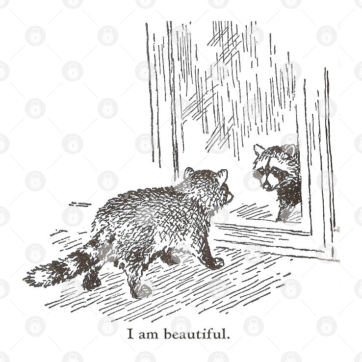 Trash Panda I Am Beautiful Racoon Shirt