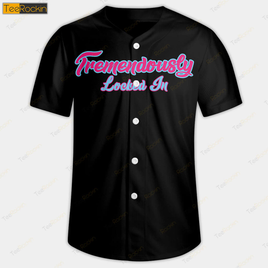 Tremendously Locked In Baseball Jersey
