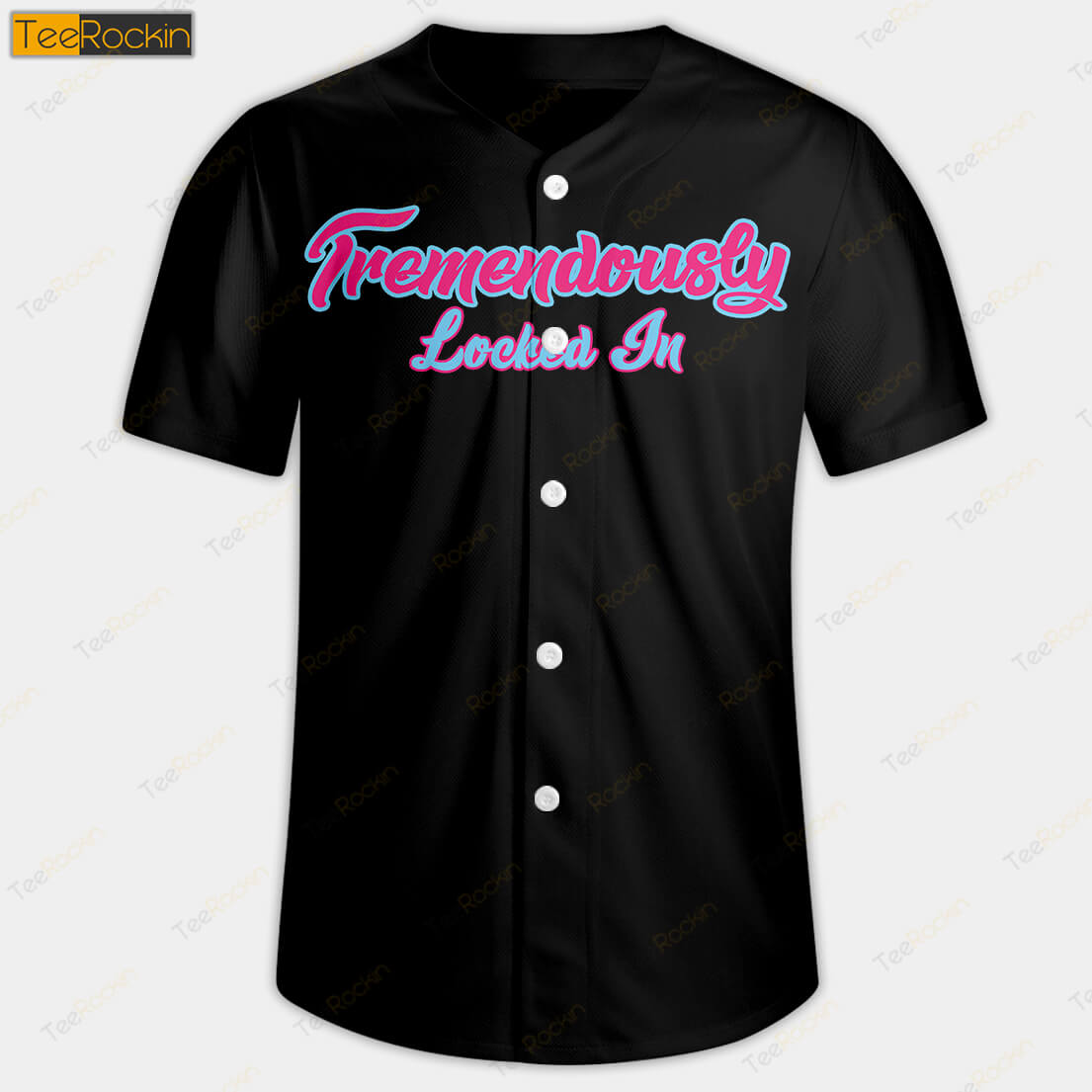Tremendously Locked In Baseball Jersey