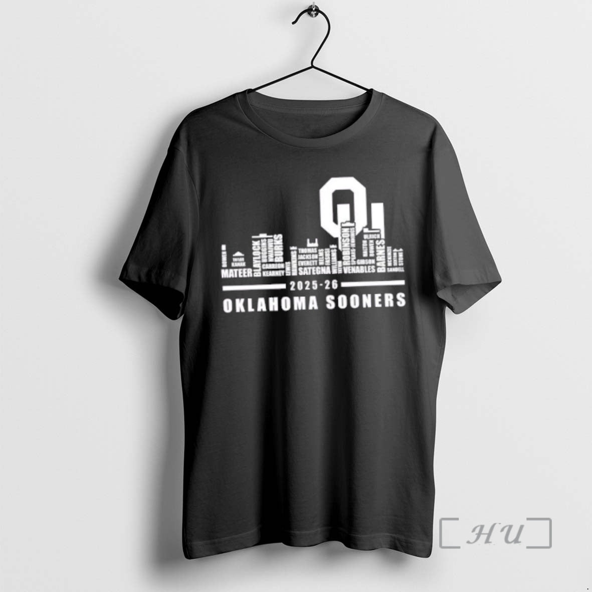 Trending 2025 26 Oklahoma Sooners Football All Names City Skyline T-Shirts