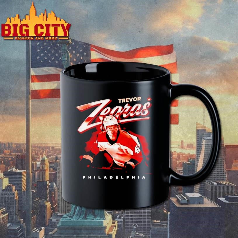 Trevor Zegras Philadelphia Flyers Player Bitmap Retro Shirt
