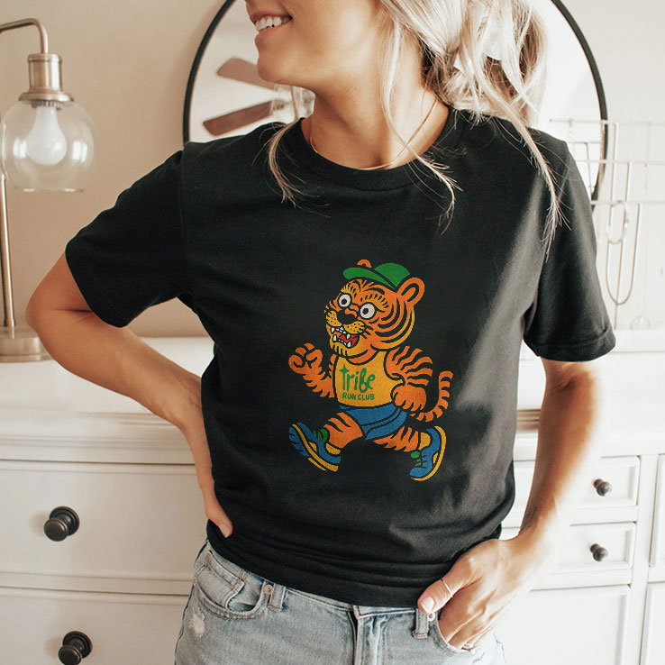 Tribe Coffee Run Club Tiger T Shirt