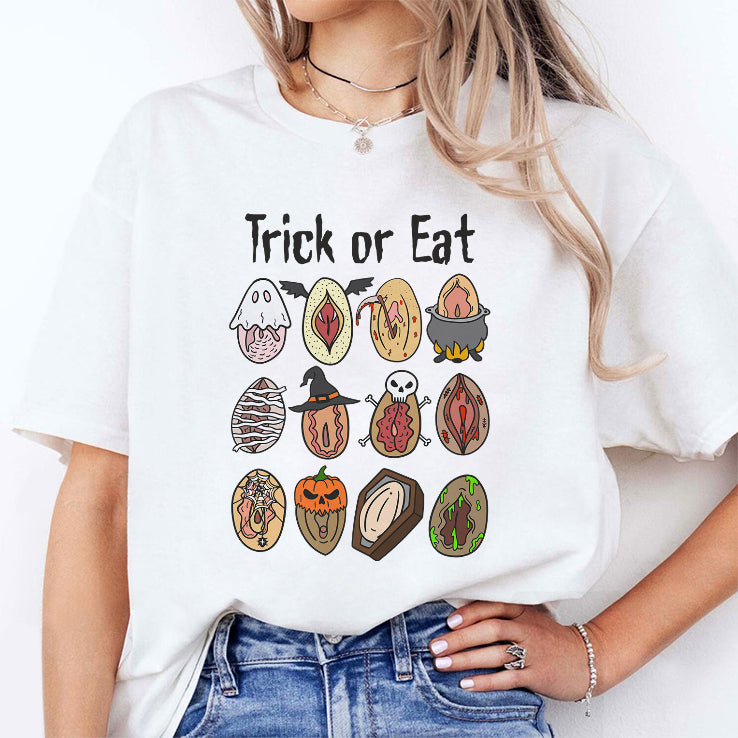 Trick Or Eat Pussy Vagina Shirt