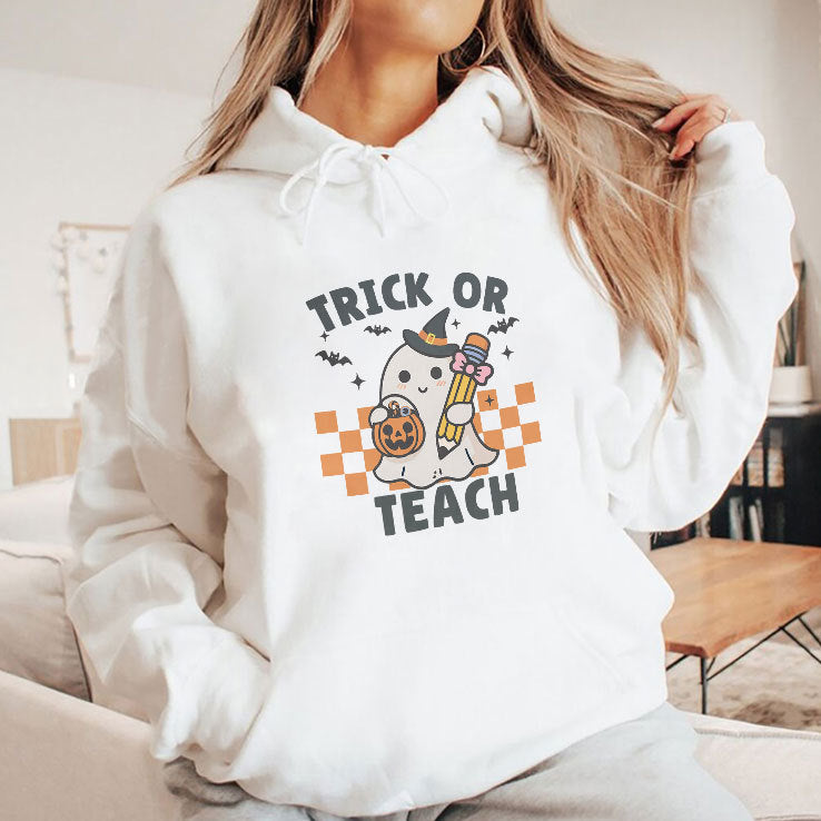 Trick Or Teach Teacher Halloween Shirt