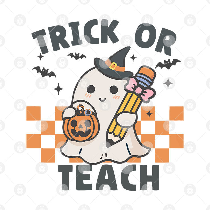 Trick Or Teach Teacher Halloween Shirt