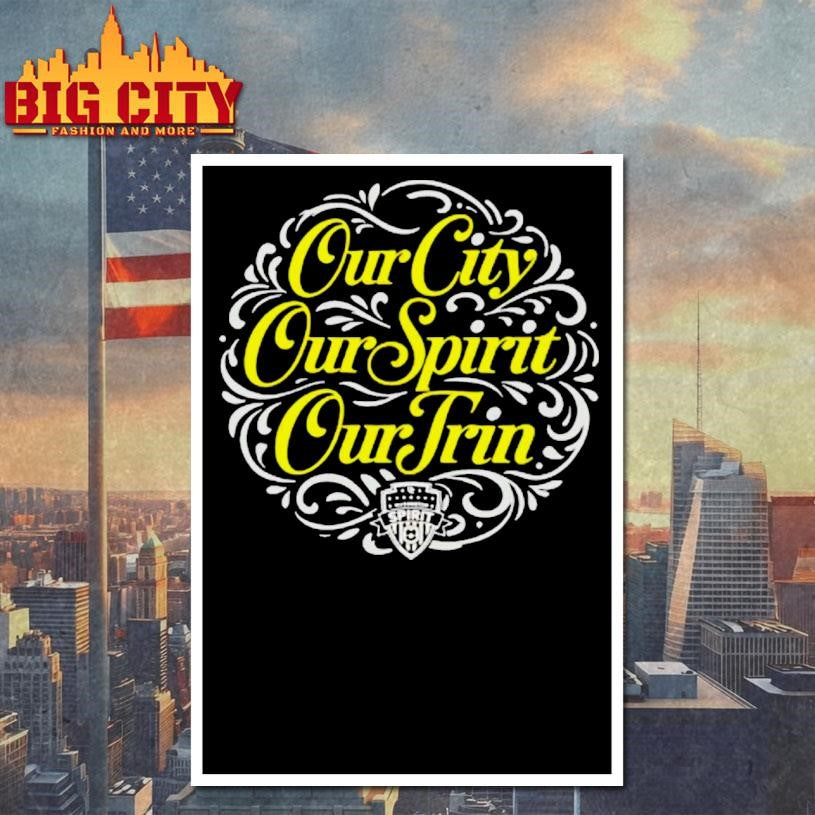 Trinity Rodman Washington Spirit Our City Script Logo Shirt