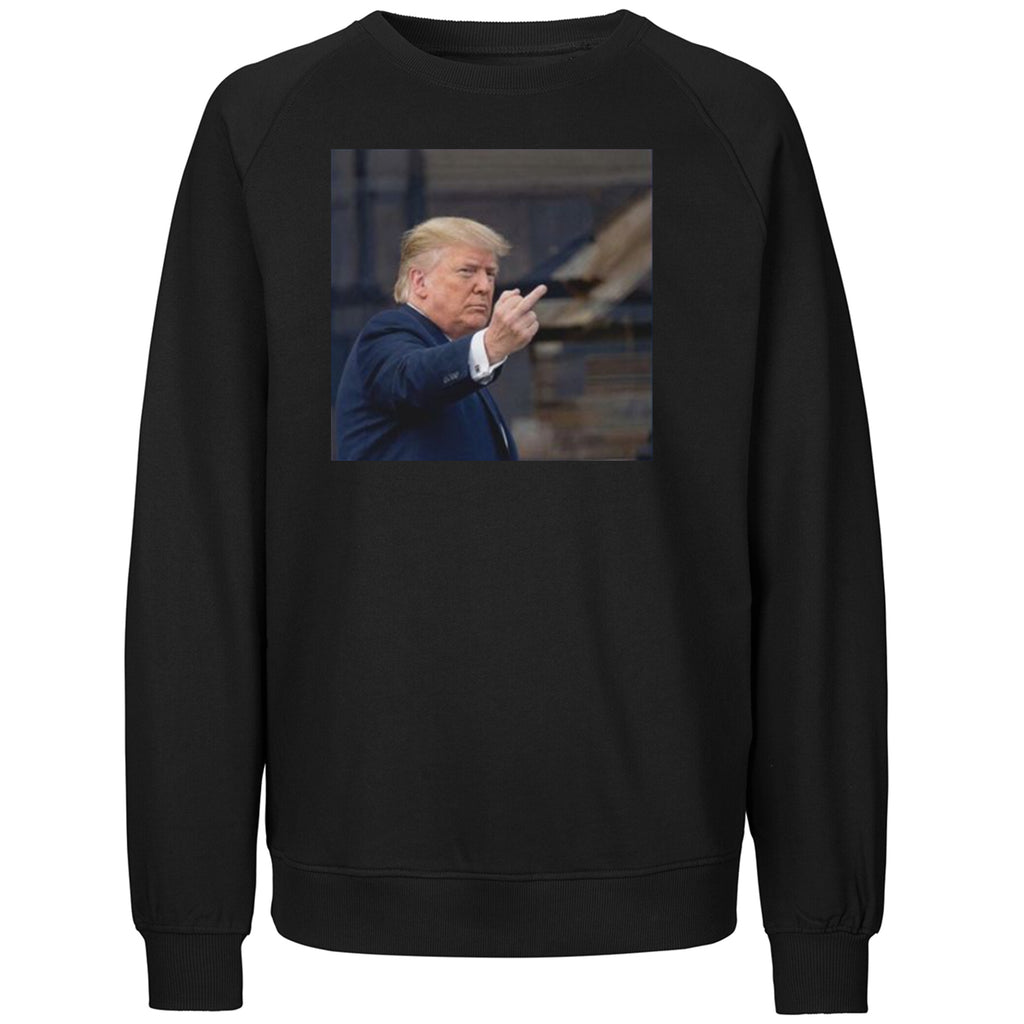 Trump Appears To Flip Off Protester In Detroit Shirt