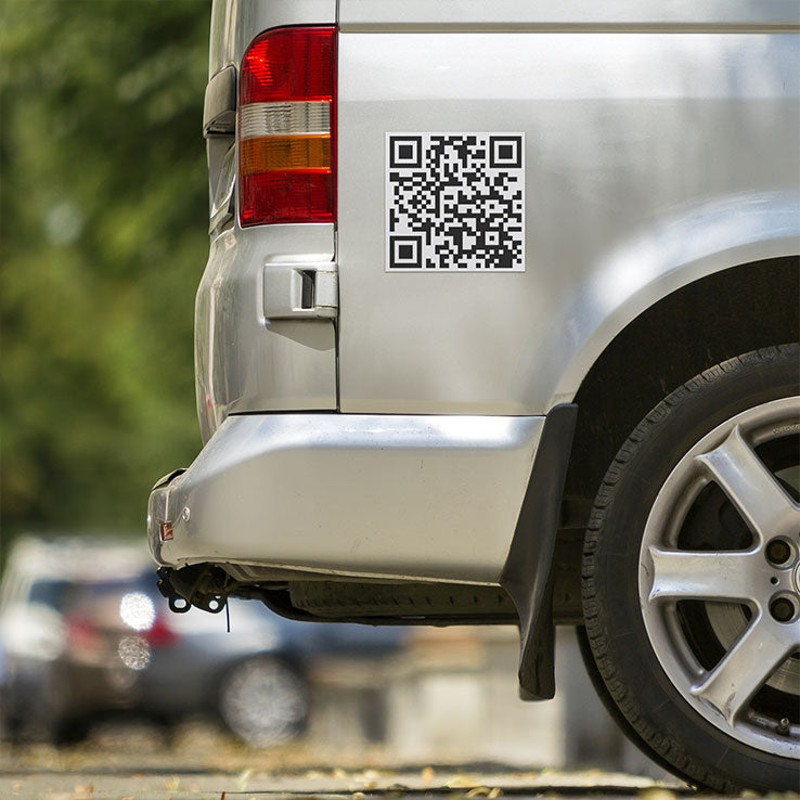 Trump Dance Troll QR Car Magnet