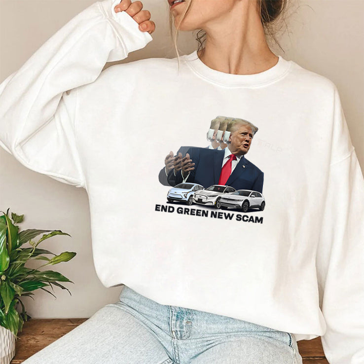 Trump End Green New Scam Shirt