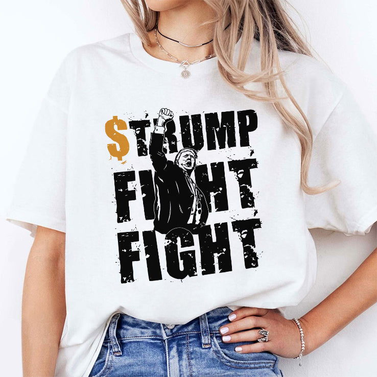 Trump Fight Fight Coin Meme T Shirt