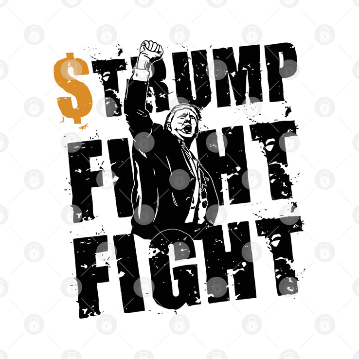 Trump Fight Fight Coin Meme T Shirt