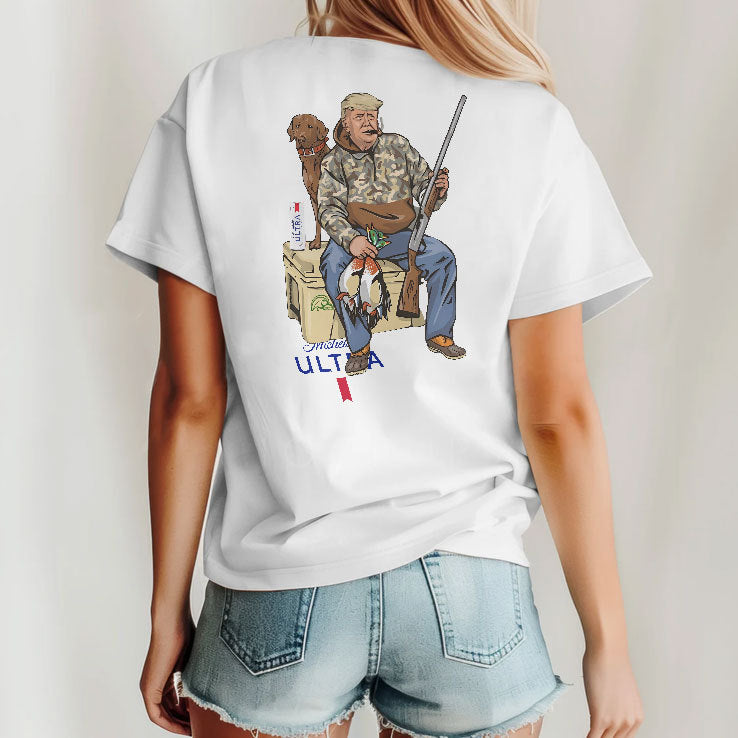 Trump Hunter With Michelob Ultra Beer T Shirt