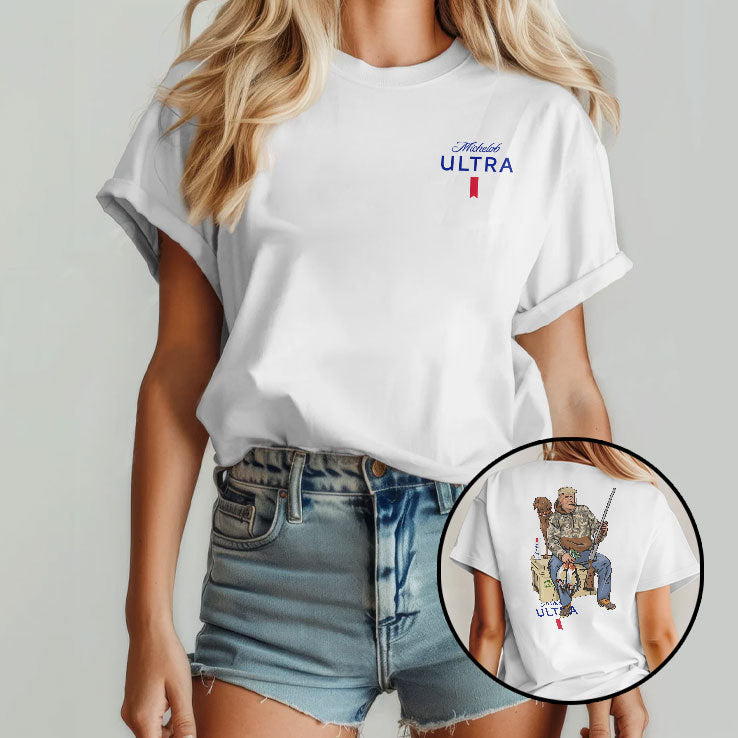 Trump Hunter With Michelob Ultra Beer T Shirt