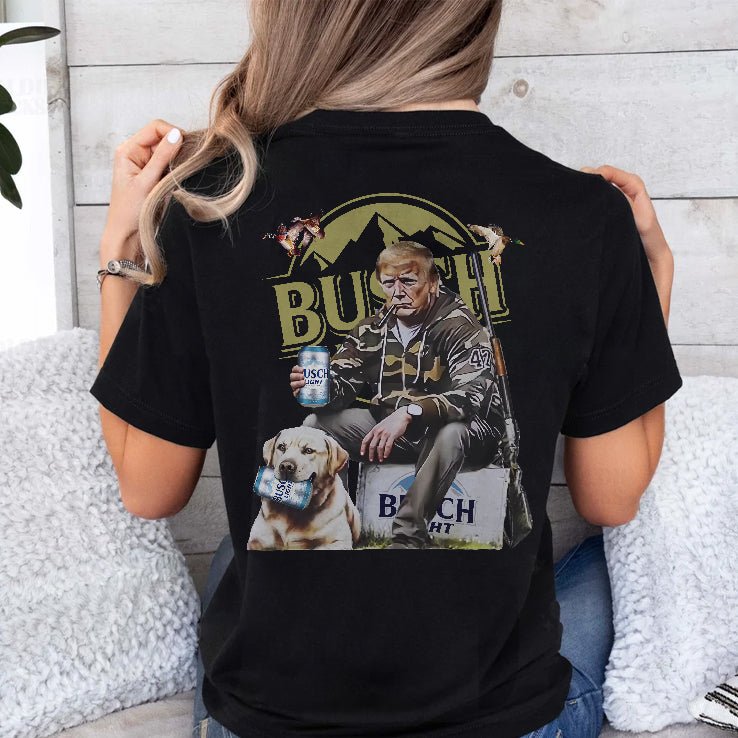 Trump Hunting Busch Light T Shirt