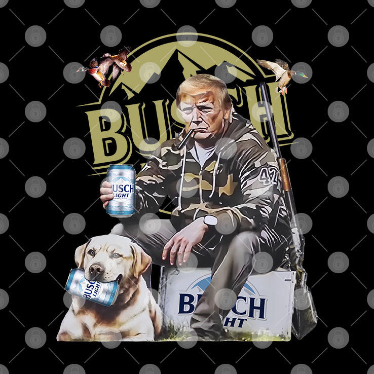 Trump Hunting Busch Light T Shirt