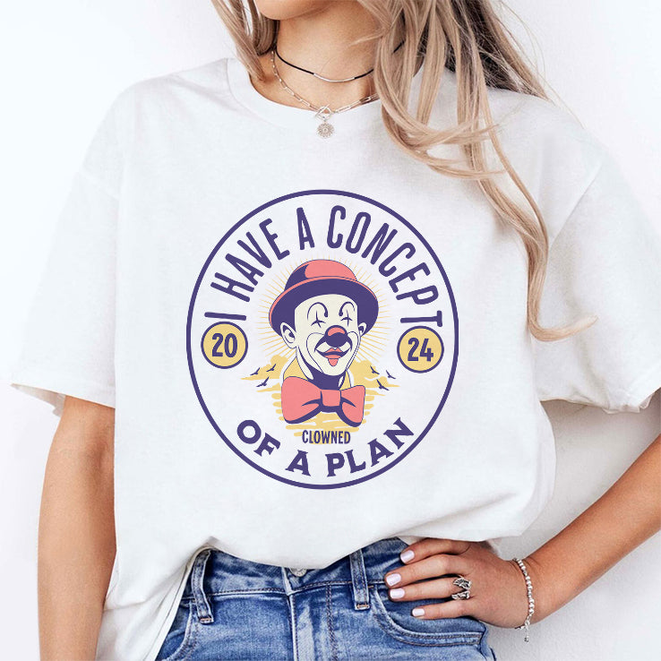 Trump I Have A Concept Of A Plan 2024 Debate Shirt