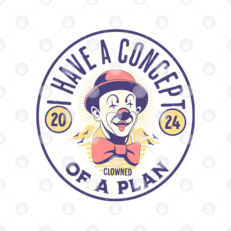 Trump I Have A Concept Of A Plan 2024 Debate Shirt