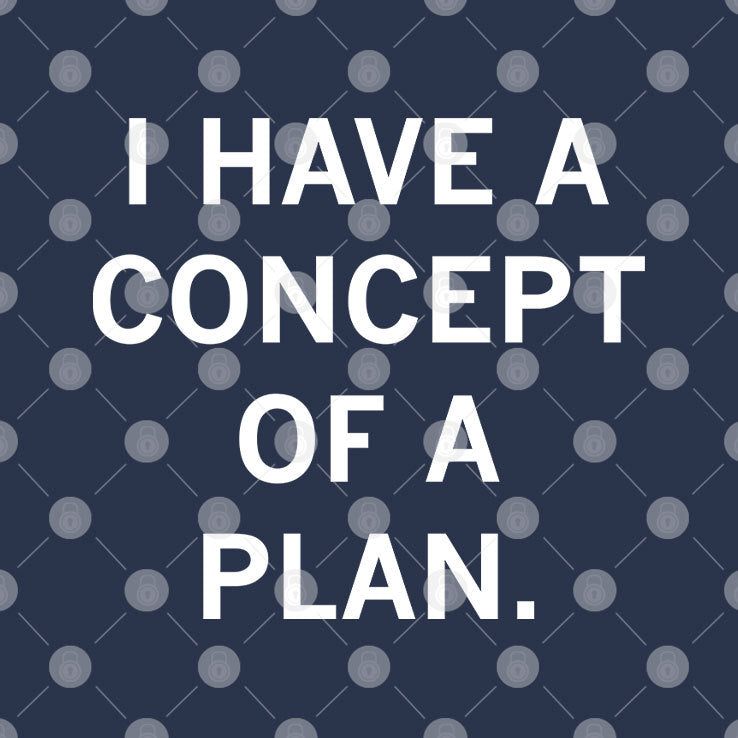 Trump I Have A Concept Of A Plan T Shirt