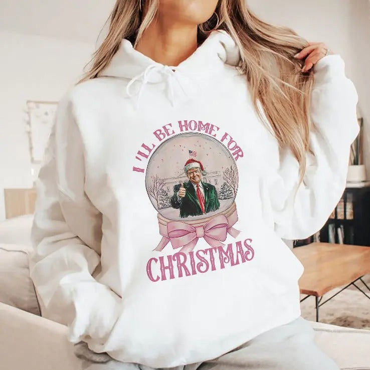 Trump I’ll Be Home For Christmas White House Shirt