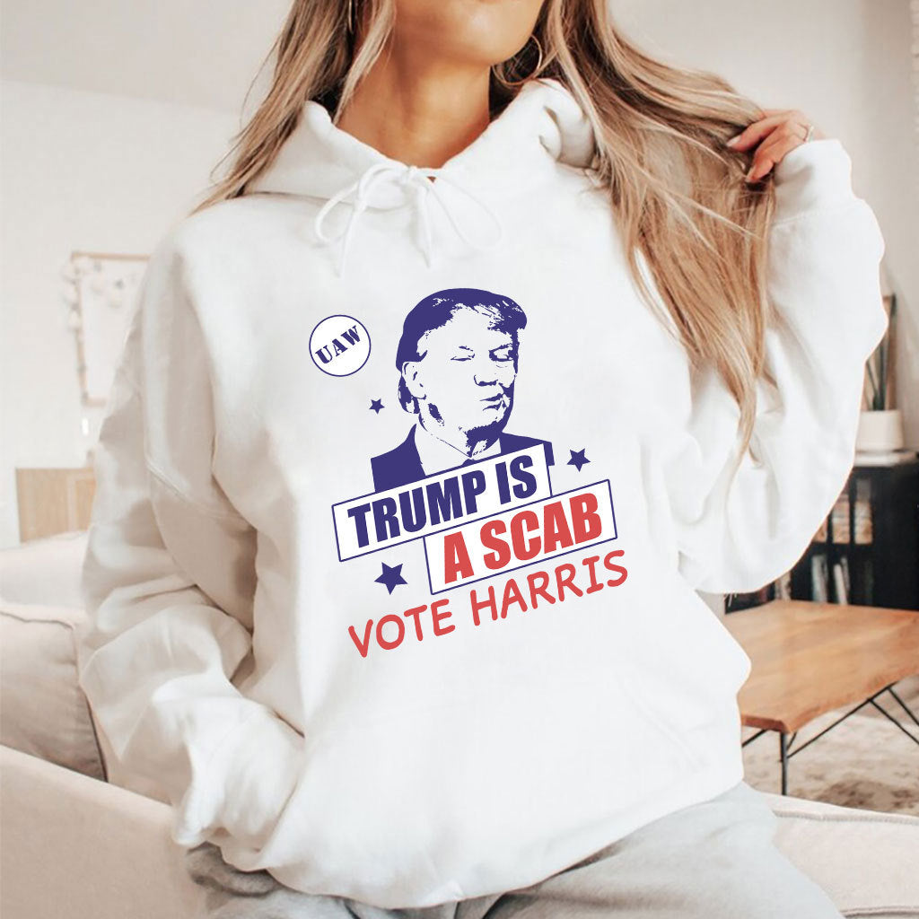 Trump Is A Scab Vote Harris Shirt