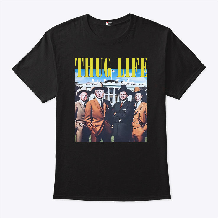 Trump JD Vance Elon Musk Robert F. Kennedy Jr Friends Thug Life Shirt