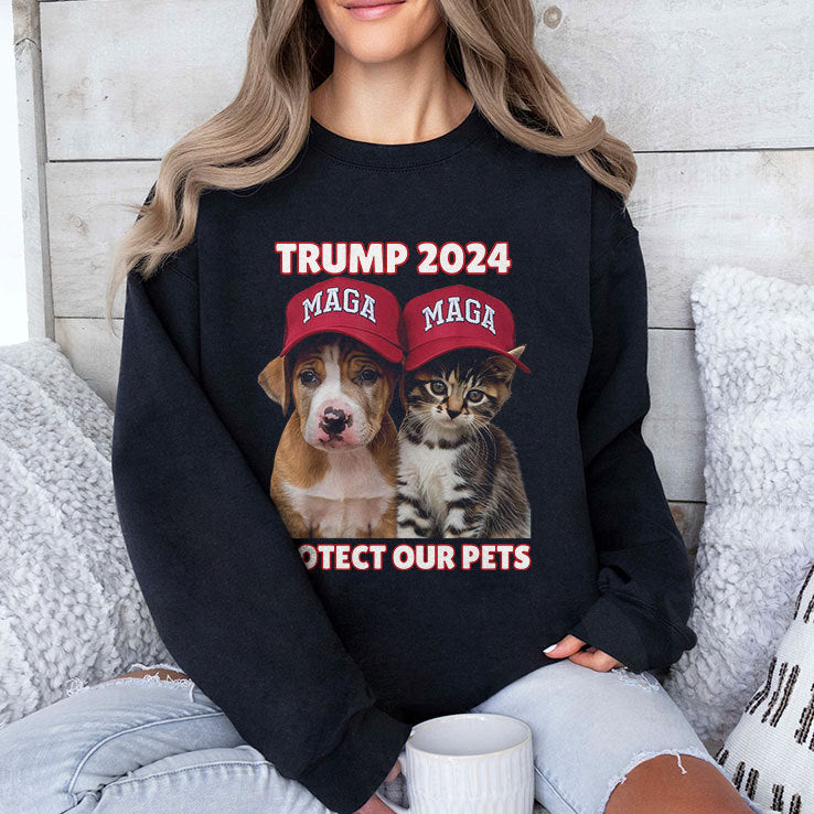 Trump Maga 2024 Protect Our Pets T Shirt