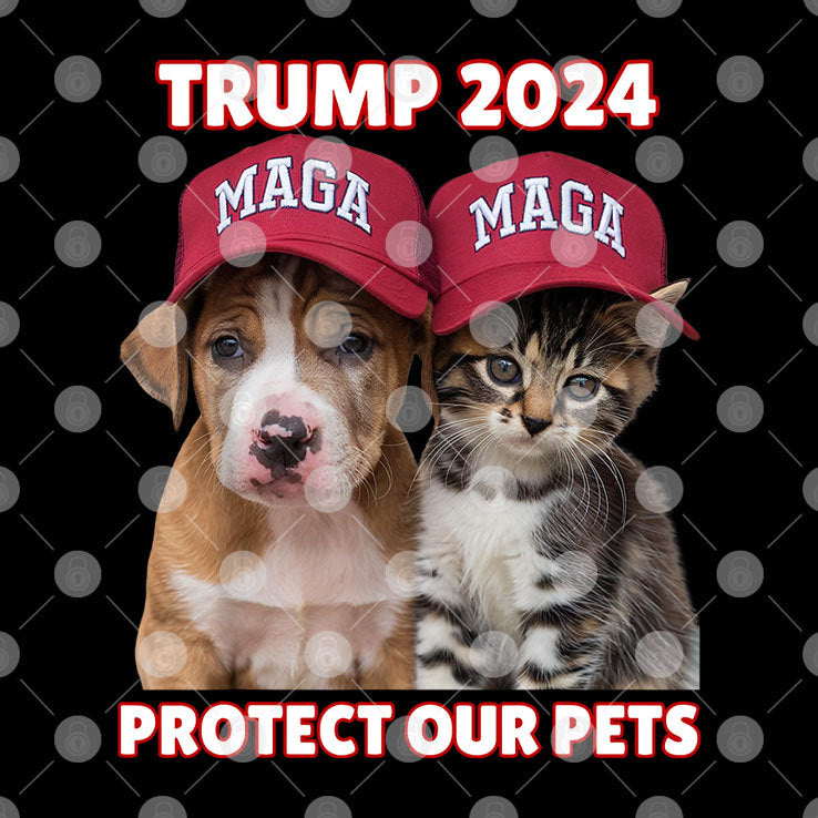 Trump Maga 2024 Protect Our Pets T Shirt