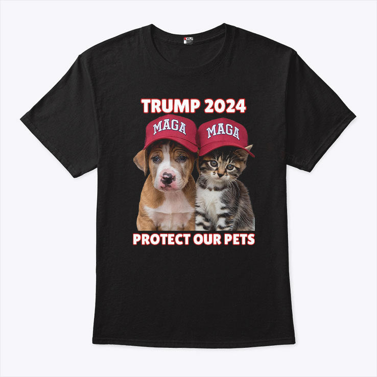 Trump Maga 2024 Protect Our Pets T Shirt