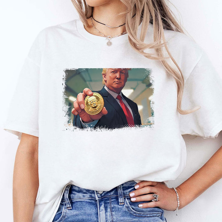 Trump Meme Crypto Coin Shirt