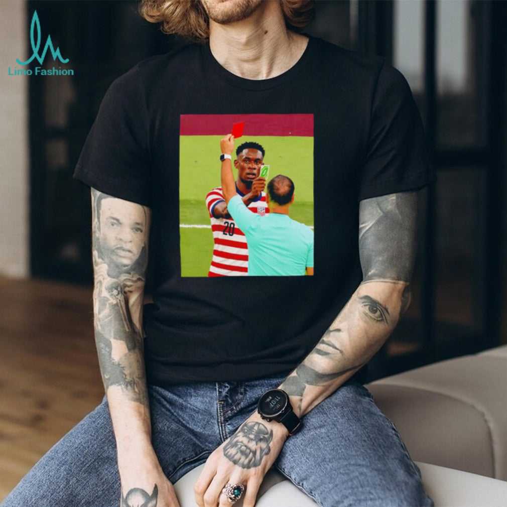 Trump Reverse Red Card Suspension Folarin Balogun Red Card Shirt