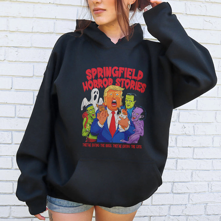 Trump Springfield Horror Stories They’re Eating The Dogs They’re Eating The Cats Shirt