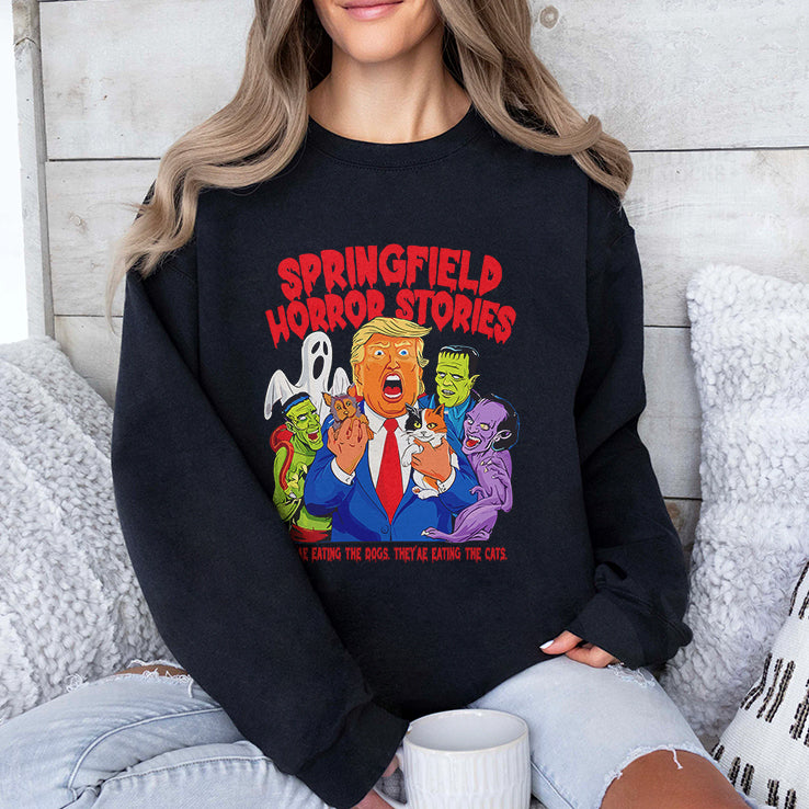 Trump Springfield Horror Stories They’re Eating The Dogs They’re Eating The Cats Shirt