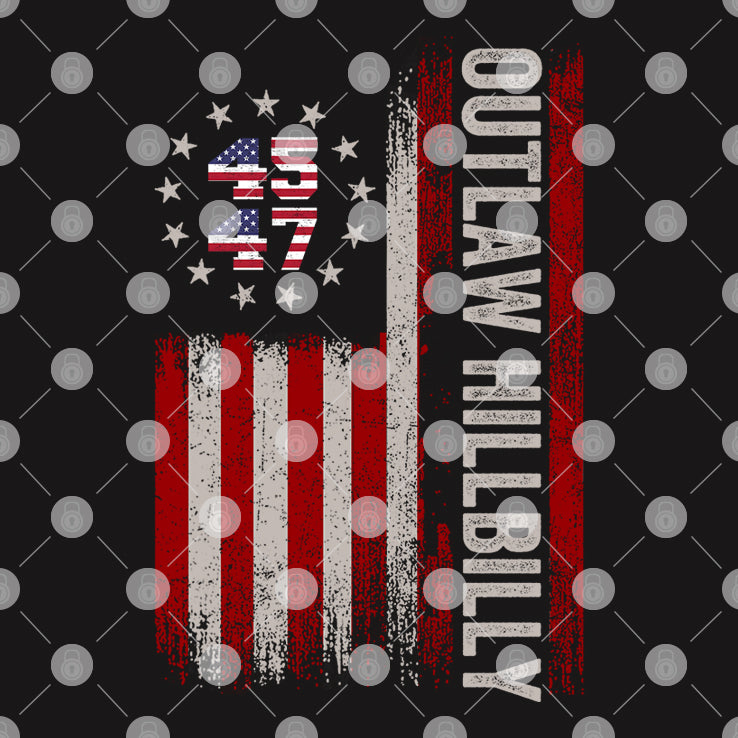 Trump Vance 2024 Outlaw Hillbilly T Shirt