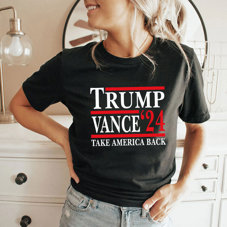Trump Vance 2024 Take America Back Shirt Donald Trump And J.D. Vance