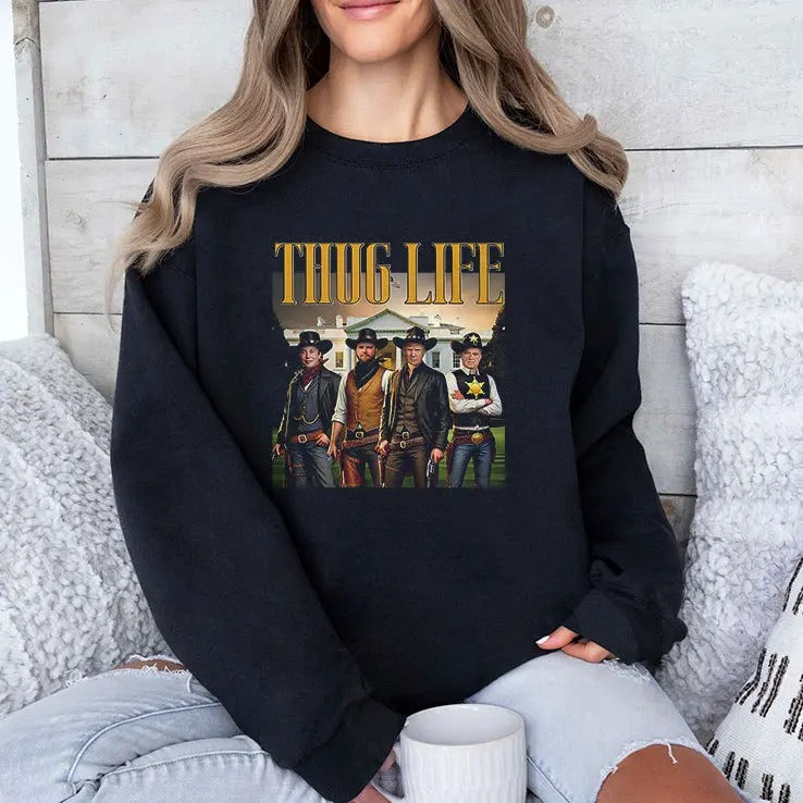 Trump Vance Kennedy Elon Thug Life Shirt