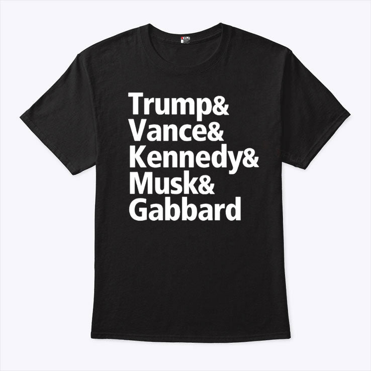 Trump Vance Kennedy Musk Gabbard Shirt