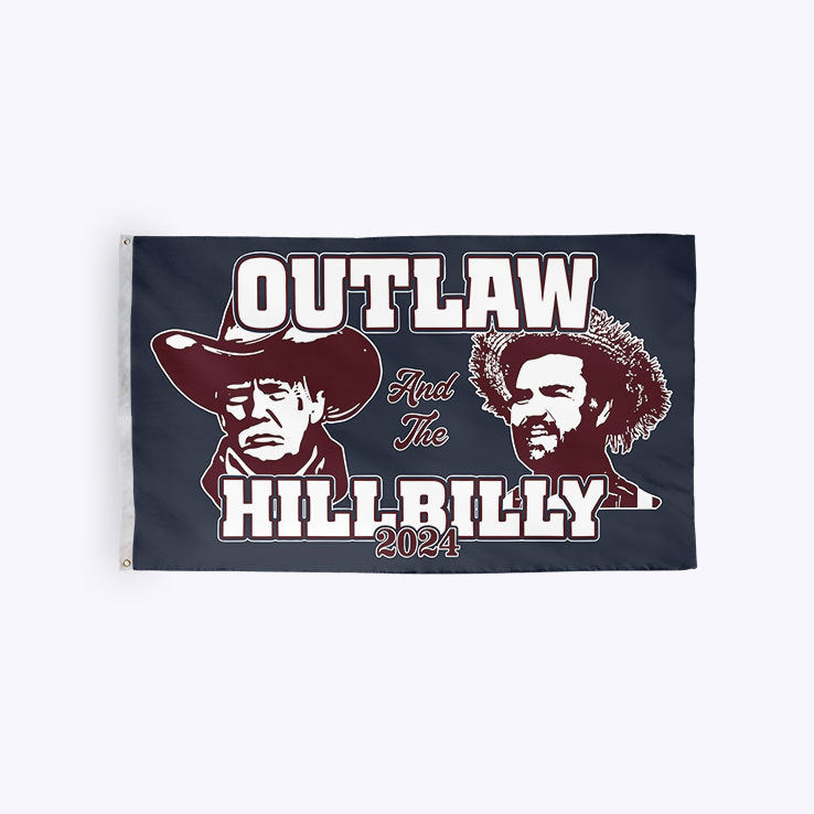 Trump Vance Outlaw And The Hillbilly 2024 Flag