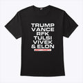 Trump Vance RFK Tulsi Vivek And Elon Unity Party T Shirt