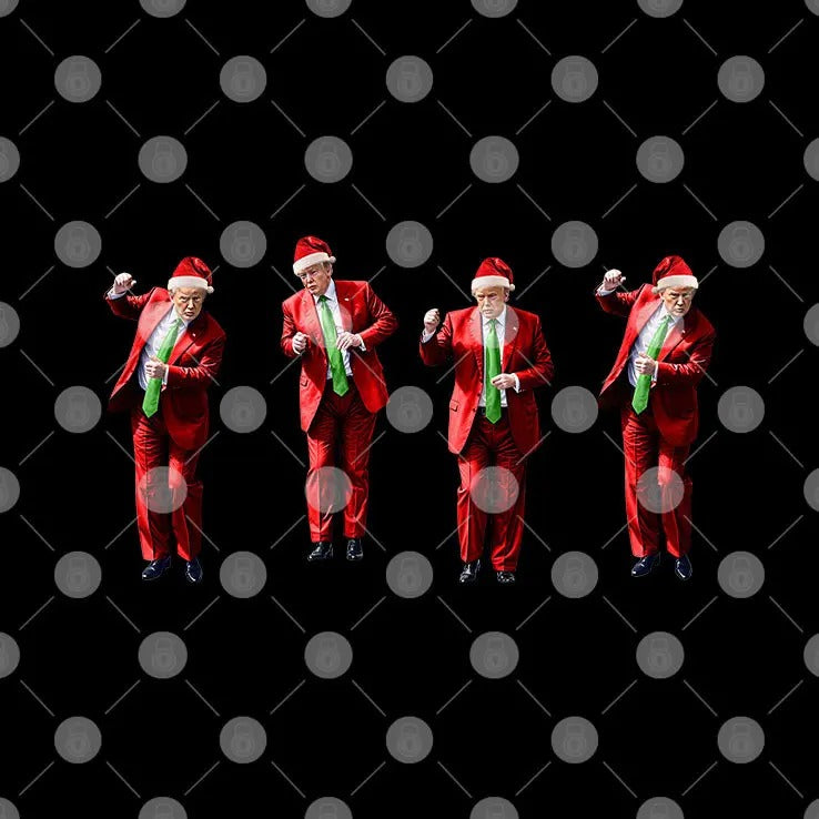 Trump Victory Dance Santa Claus Pajamas Christmas Shirt