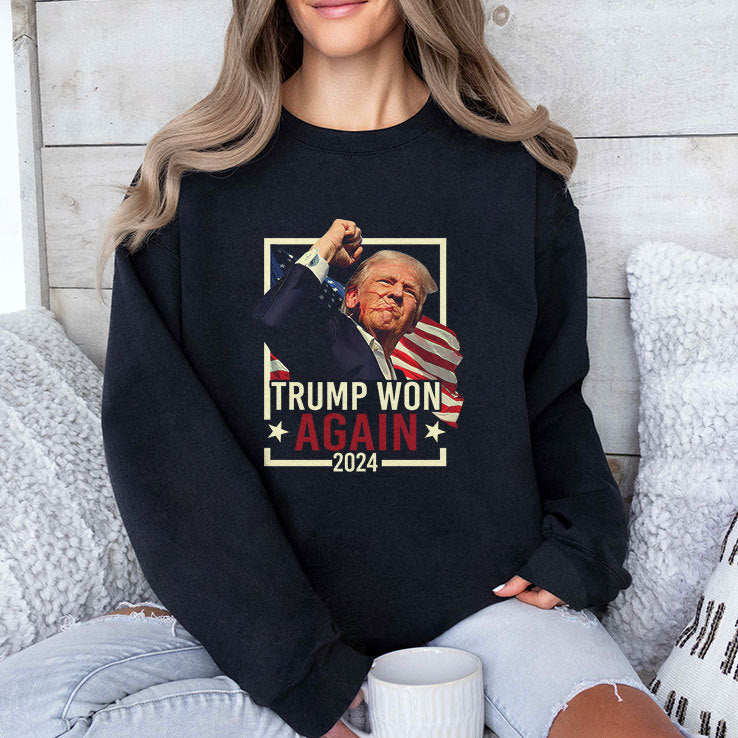 Trump Won Again 2024 T Shirt
