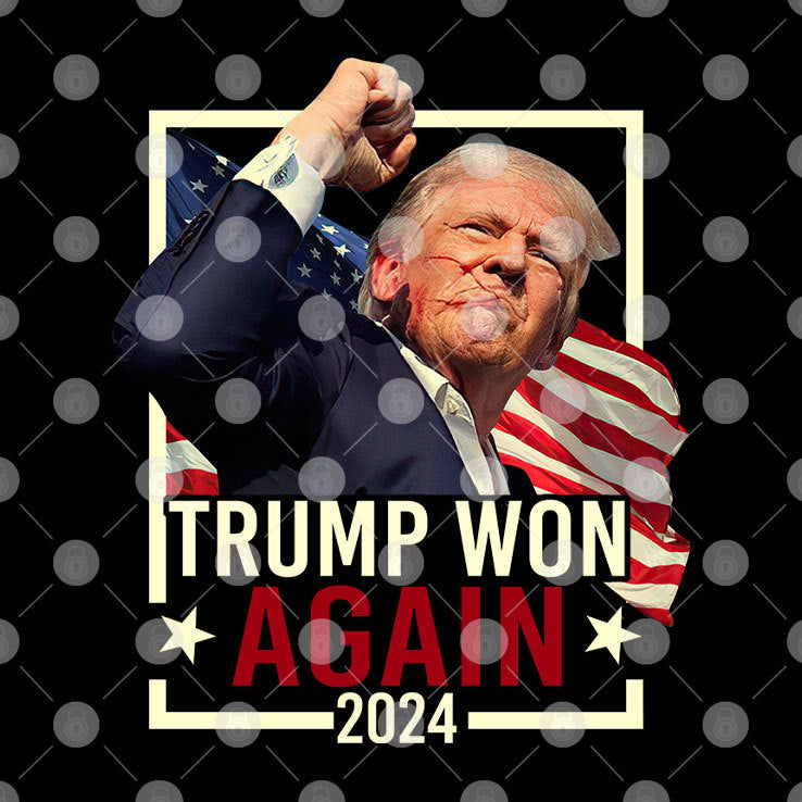 Trump Won Again 2024 T Shirt