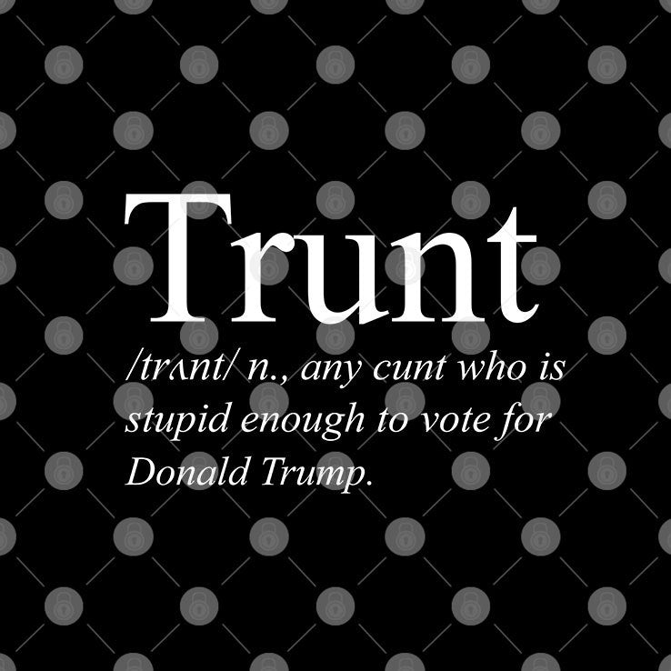 Trunt Definition Shirt Anti Trump